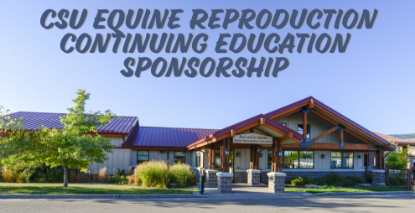 Picture of Equine Reproduction CE Sponsorship  